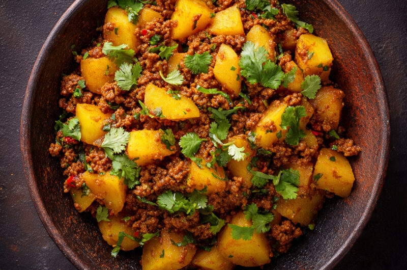 Aloo Keema – Spiced Ground Meat and Potato Curry