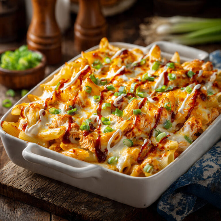 Buffalo Chicken Pasta Bake Recipe