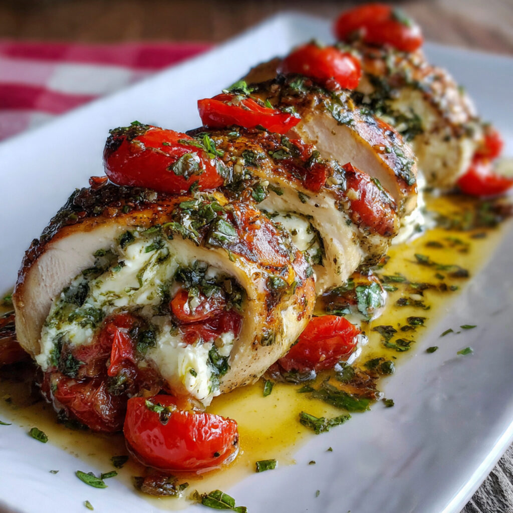 Caprese Stuffed Chicken Recipe