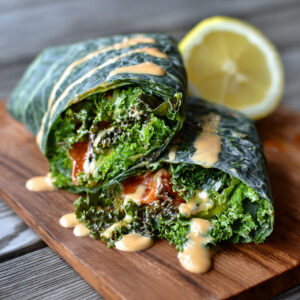 Caesar Kale Wrap Recipe – Healthy, Fresh & Easy Lunch Idea