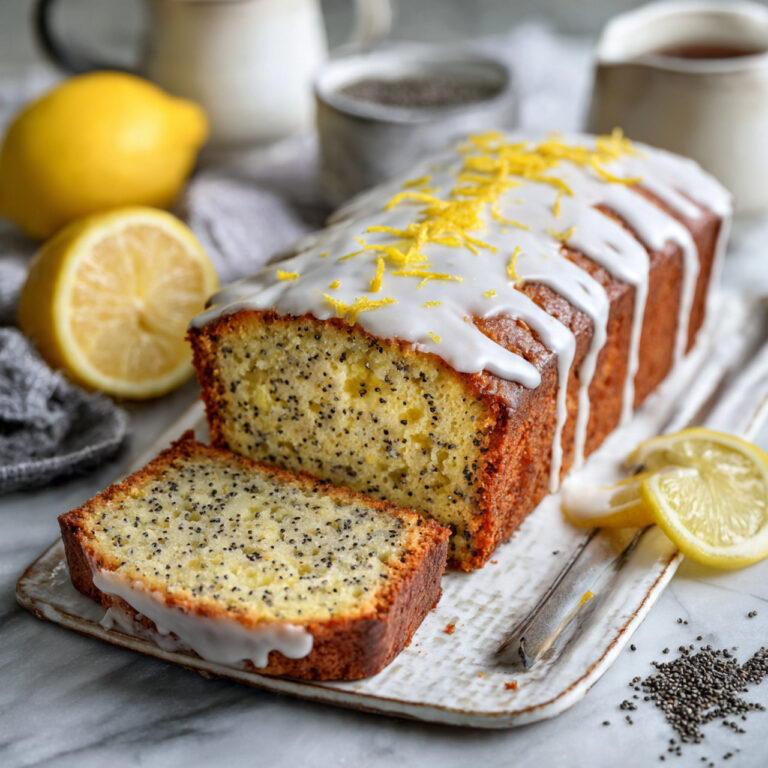 Lemon Poppy Seed Loaf Cake Recipe