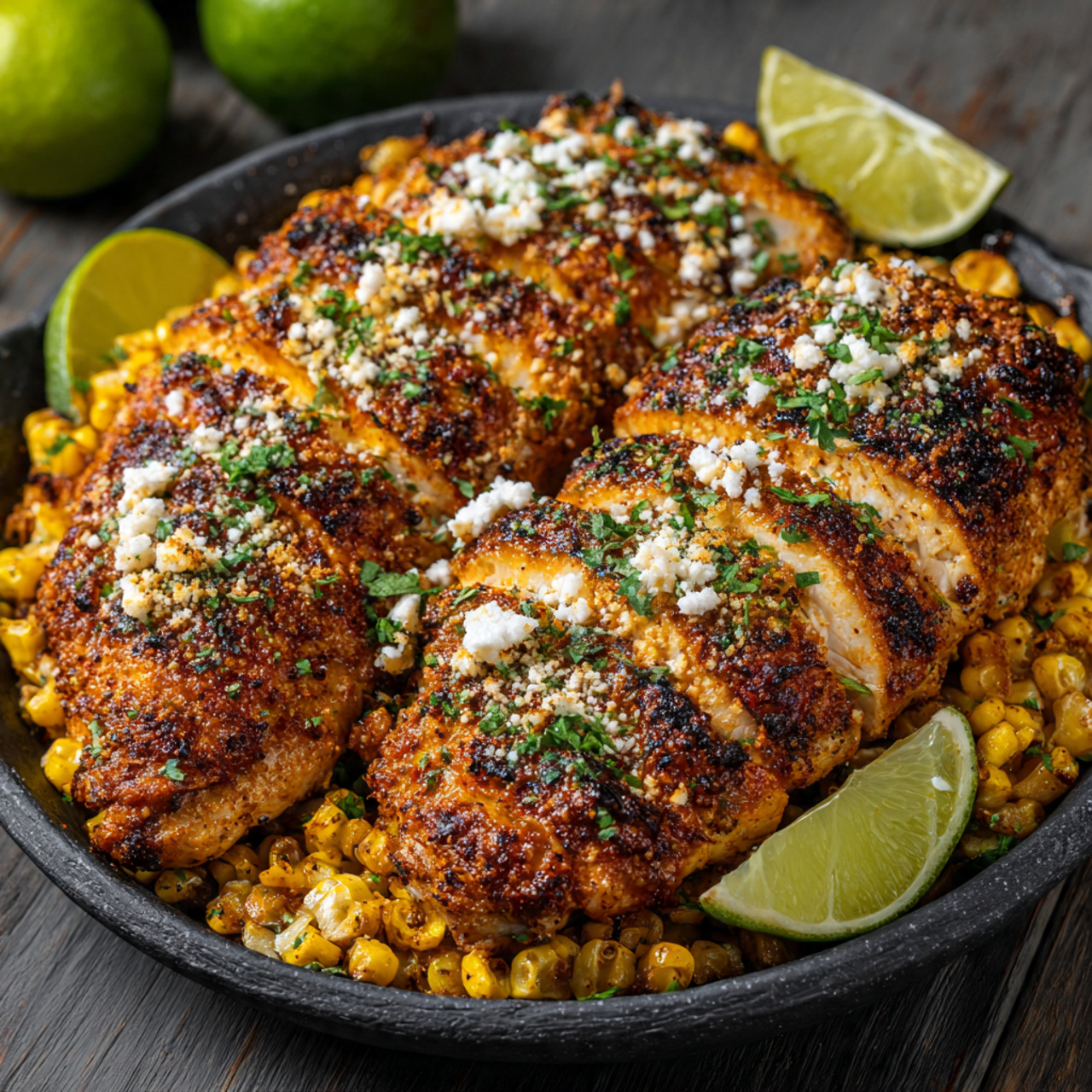 Mexican Street Corn Chicken Recipe – Creamy, Cheesy & Flavorful