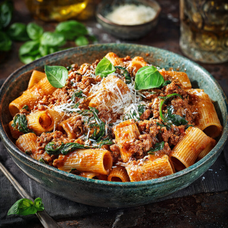 Beef and Spinach Pasta Recipe – Creamy, Healthy & Delicious