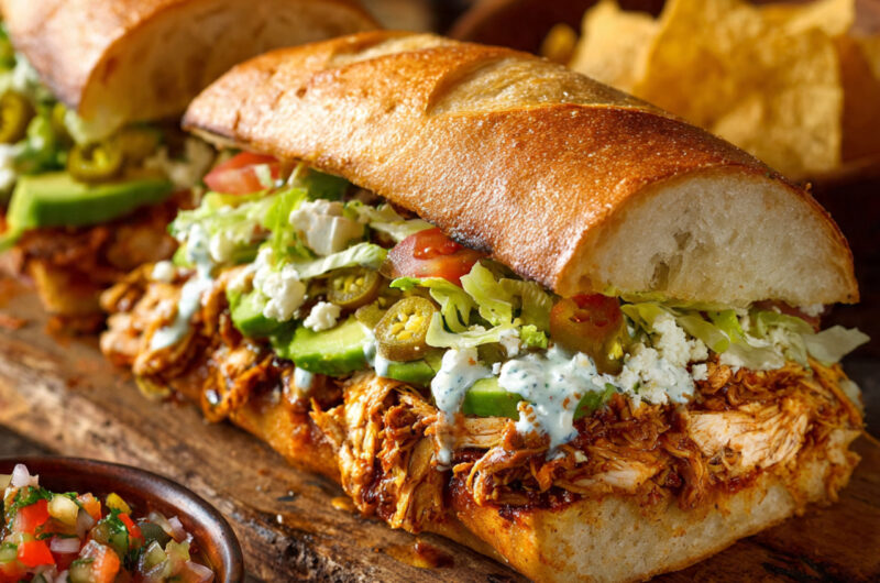 Easy Chicken Torta Sandwich Recipe