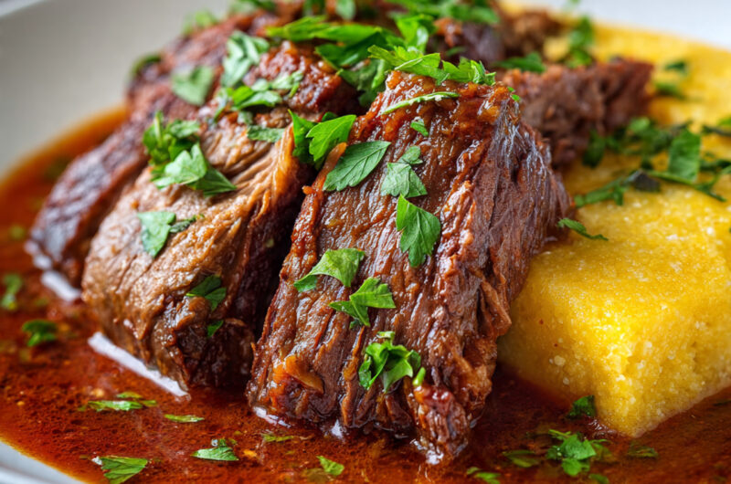 Italian Pot Roast with Stracotto Sauce – Tender, Slow-Cooked Perfection