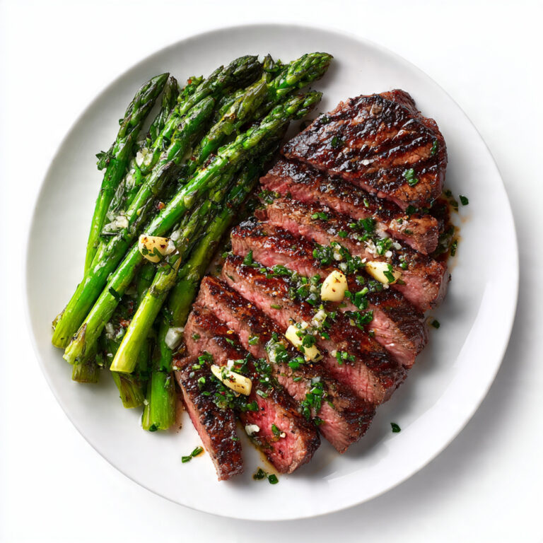 Steak and Asparagus Recipe – Simple, Juicy & Elegant Meal