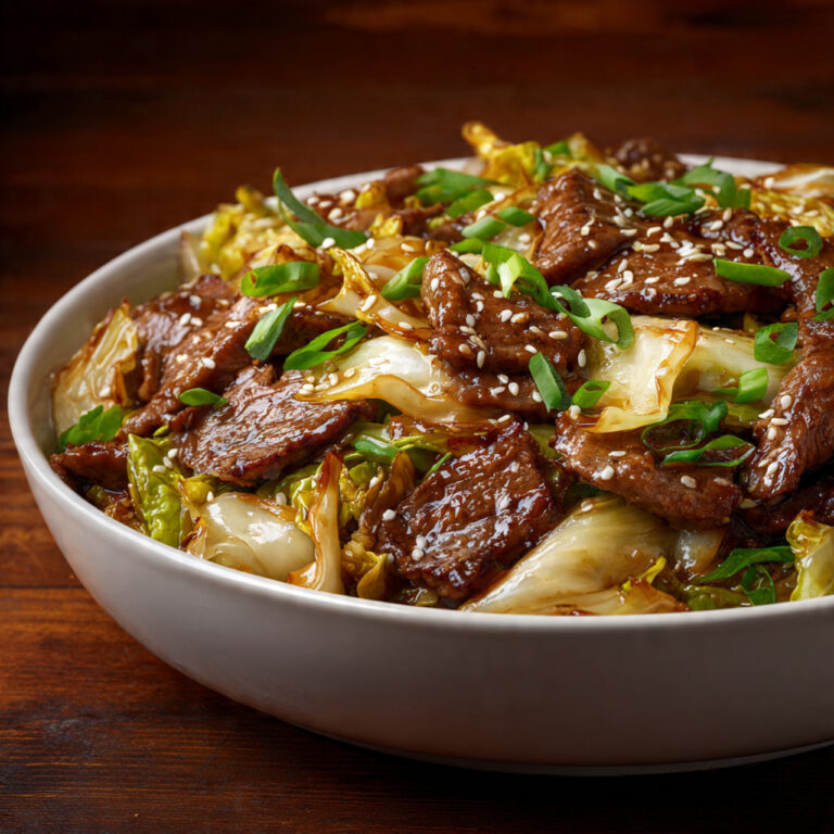 Black Pepper Beef and Cabbage Stir Fry – Bold, Spicy & Fast