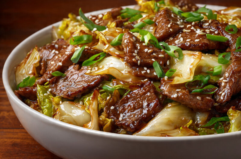 Black Pepper Beef and Cabbage Stir Fry – Bold, Spicy & Fast