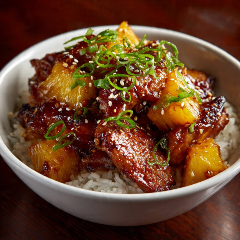 Brown Sugar Pineapple Chicken – Sweet, Sticky & Tropical