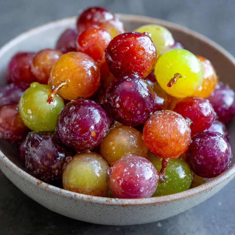 Rainbow Candied Grapes Recipe – Fun, Colorful & Crunchy Treat