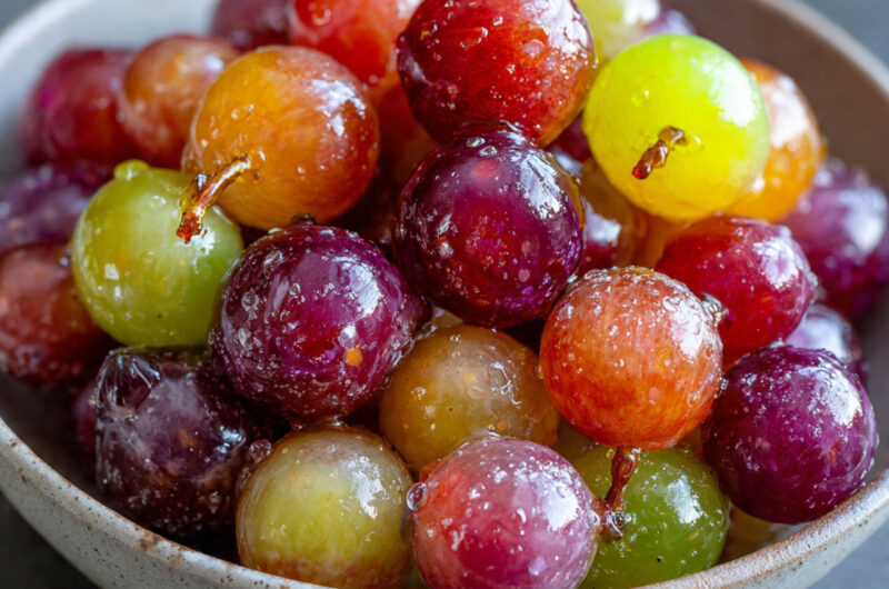 Rainbow Candied Grapes Recipe – Fun, Colorful & Crunchy Treat