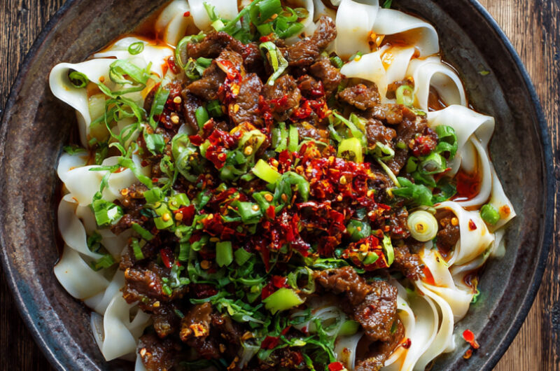 Spicy Cumin Lamb Noodles Recipe