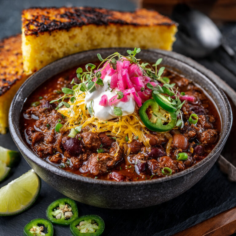 Beef and Pinto Bean Chili – Hearty, Spicy & Delicious