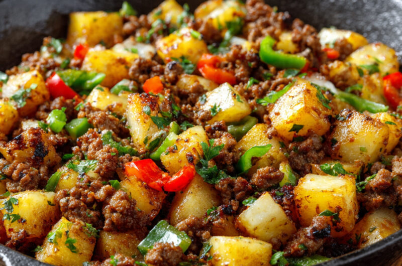 Ground Beef and Potatoes Recipe – Easy, Hearty & Budget-Friendly