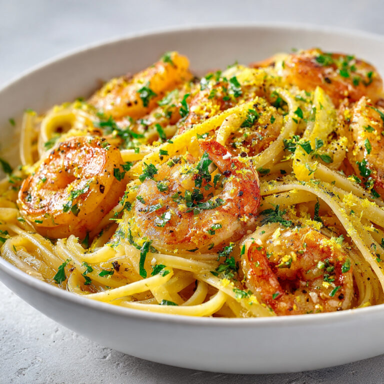 Lemon Butter Shrimp Pasta – Quick, Creamy & Flavorful