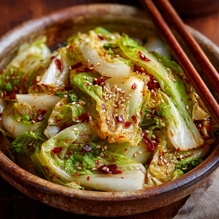 Spicy Garlic Napa Cabbage – Quick, Healthy & Flavorful