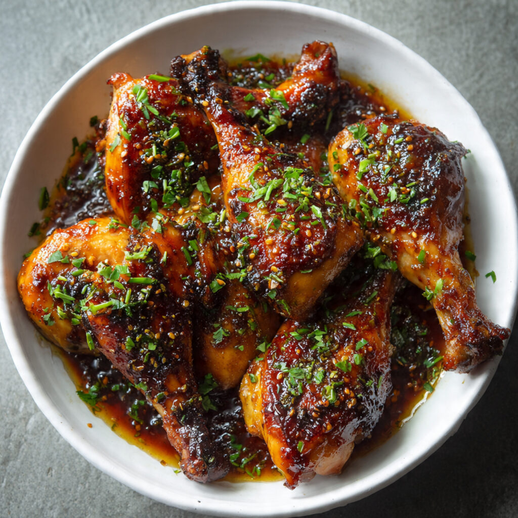 Sweet Sticky Glazed Chicken Recipe – Juicy Chicken with Sticky Sauce
