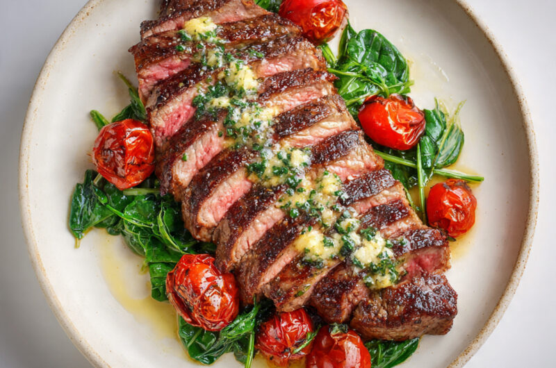 Tuscan Garlic Butter Steak – Juicy, Creamy & Full of Flavor