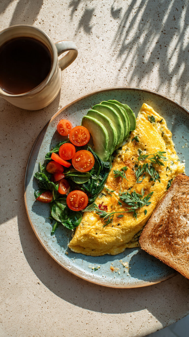 Vegan Tofu Omelette Breakfast Recipe