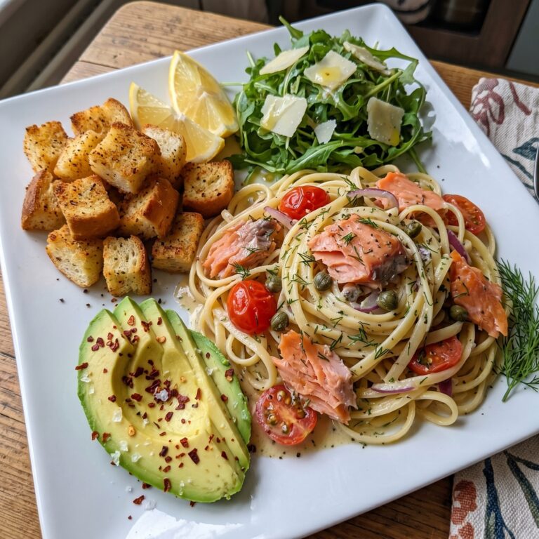 Savory Smoked Salmon Linguine