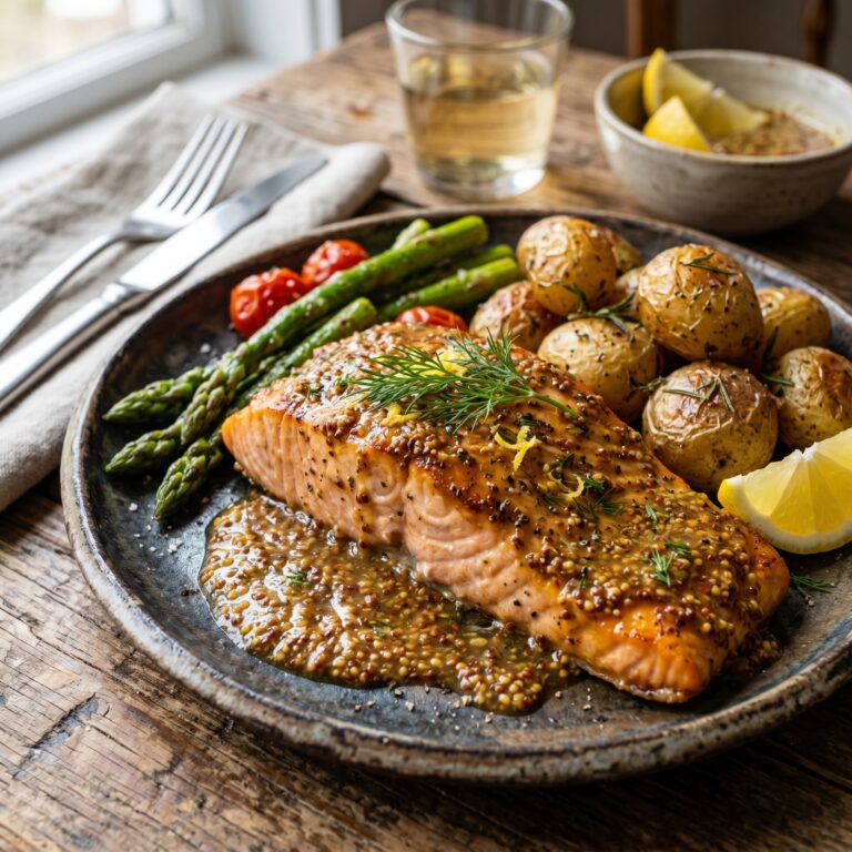 Easy Mustard Salmon Recipe