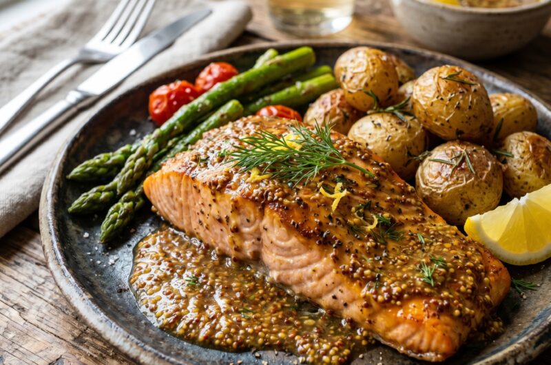 Easy Mustard Salmon Recipe