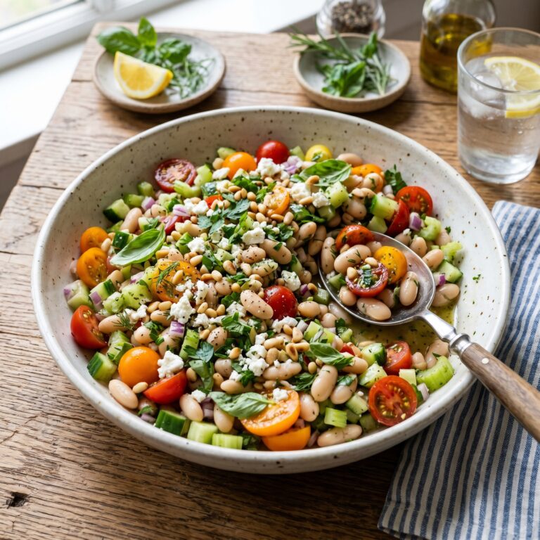 Fresh White Bean Salad Recipe