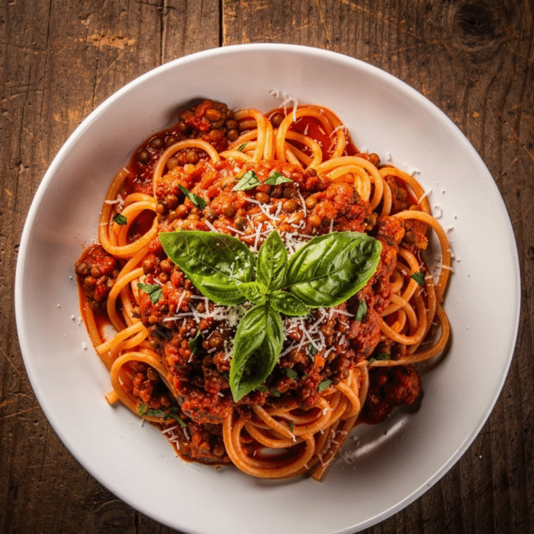 Lentil Bolognese