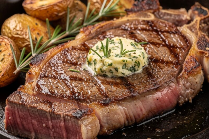 Cast Iron Ribeye Steak – Juicy & Perfectly Seared