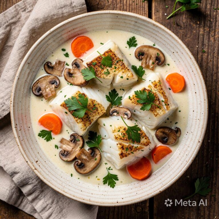 Classic Cod Blanquette – Creamy French Comfort Food