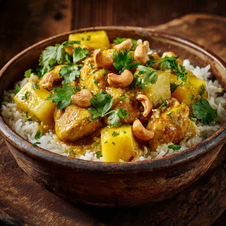 Fruity Chicken Curry – Sweet, Savory & Creamy Delight