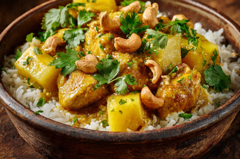 Fruity Chicken Curry – Sweet, Savory & Creamy Delight