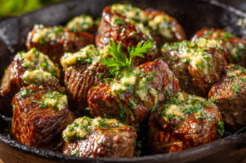 Garlic Butter Steak Bites Dinner – Quick, Juicy & Irresistible