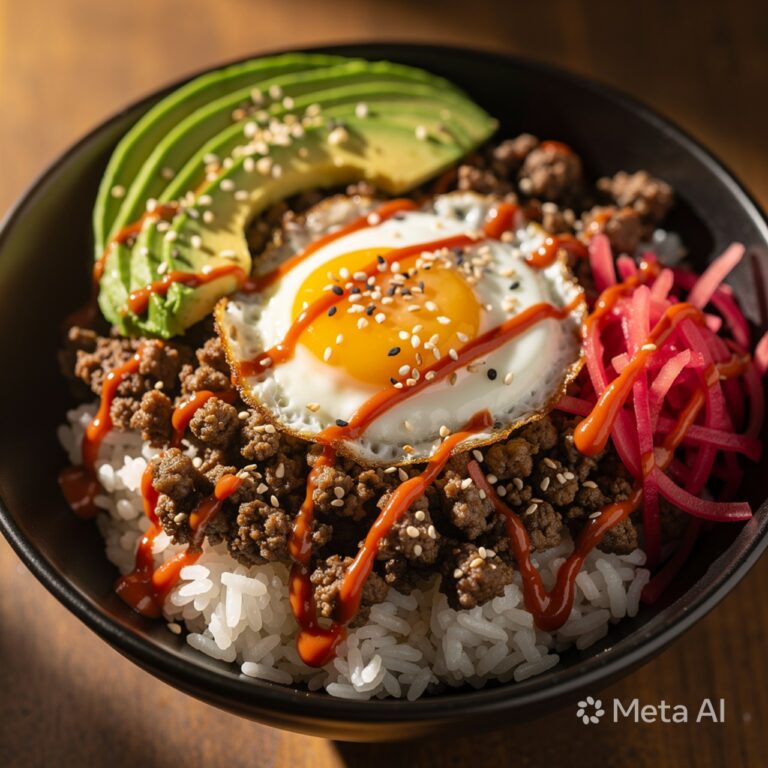 Ground Beef Rice Bowl – Easy & Flavorful Dinner