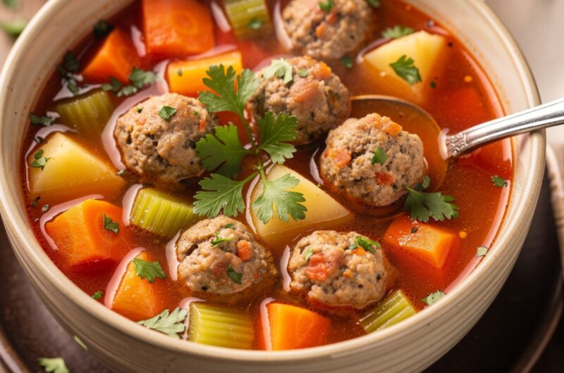 easy meatball soup recipe