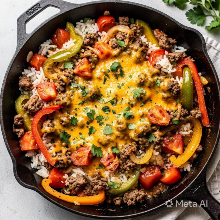 Best One Pot Beef and Rice – Simple & Flavorful