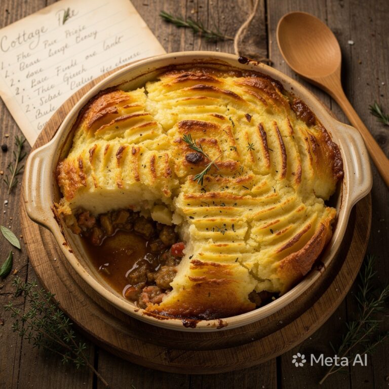 Traditional Cottage Pie Recipe | Cozy Comfort Food