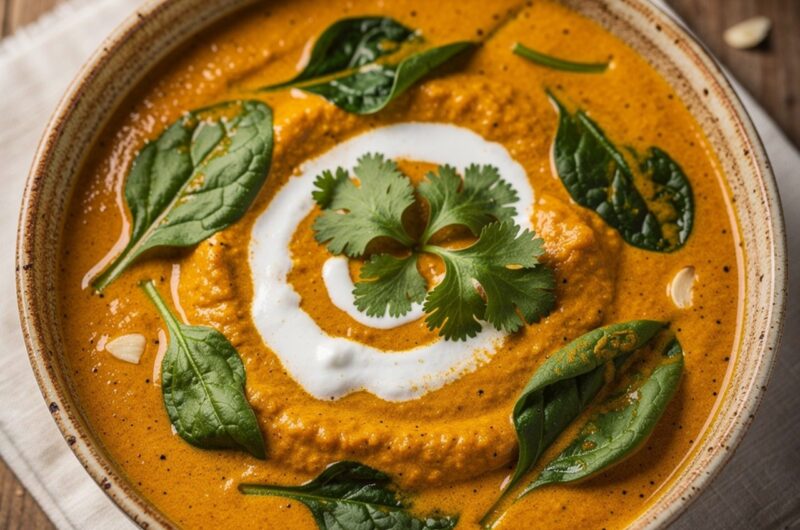 Butternut Squash Curry with Spinach – Creamy & Cozy