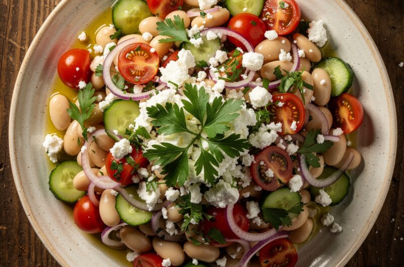 Fresh White Bean Salad Recipe