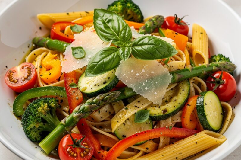 Vegetarian Pasta Primavera – Fresh & Colorful Dinner