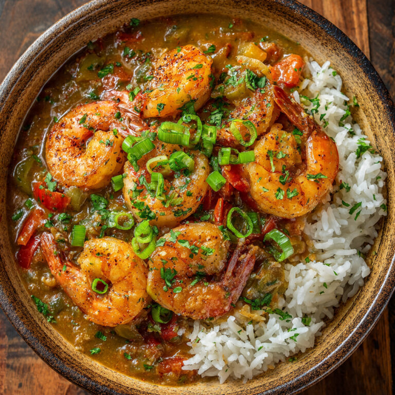 Shrimp Étouffée – Rich, Cajun-Style Comfort in Every Bite