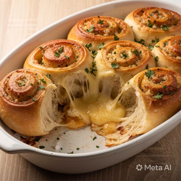 Best Cheesy Garlic Rolls – Soft & Golden