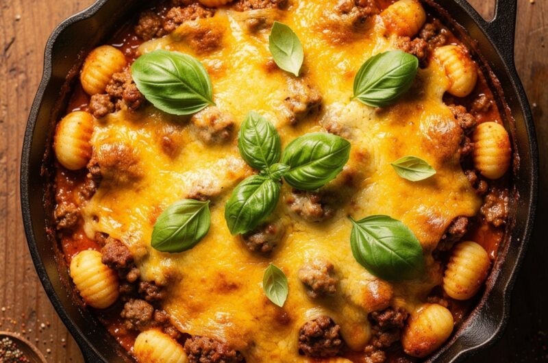 Cheesy Bolognese Gnocchi Bake – Cozy Comfort Food
