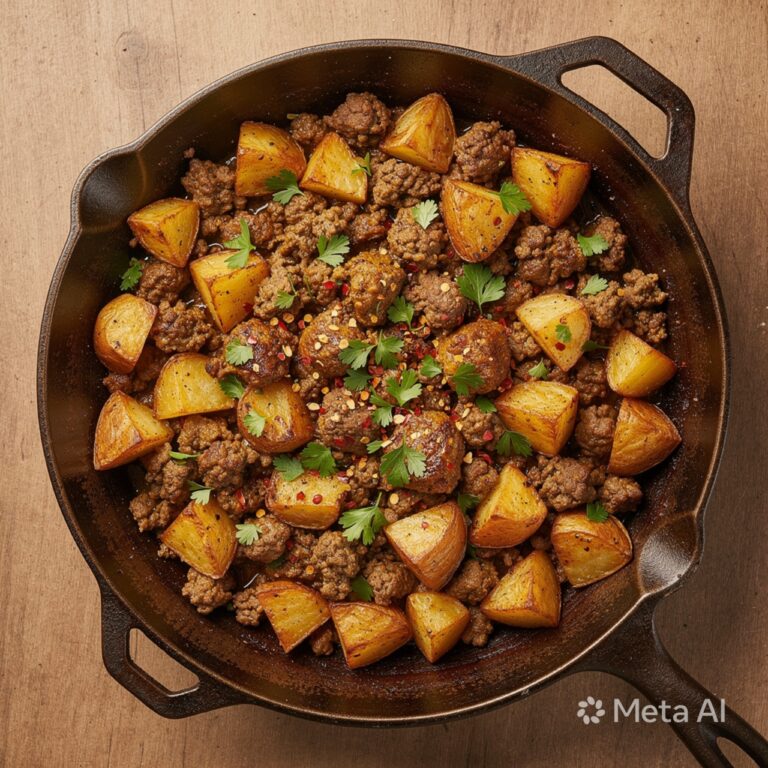 Ground Lamb with Potatoes – Hearty & Flavorful Dinner