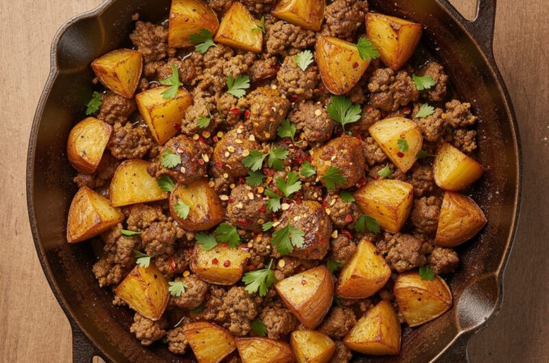 Ground Lamb with Potatoes – Hearty & Flavorful Dinner