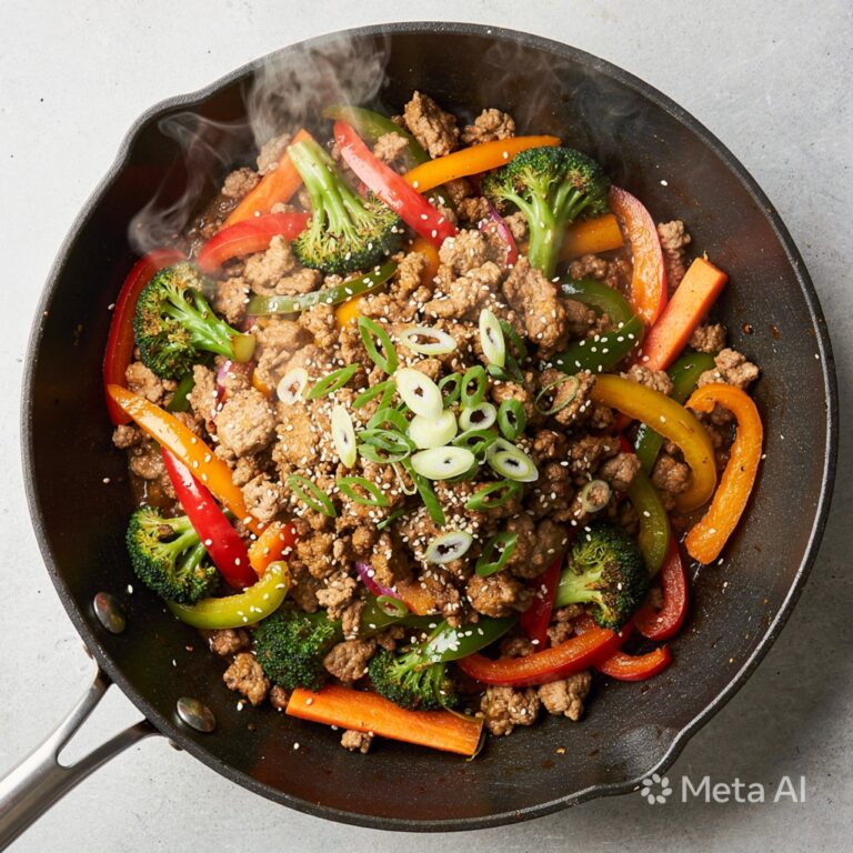 Ground Turkey Stir Fry – Healthy & Flavorful Dinner