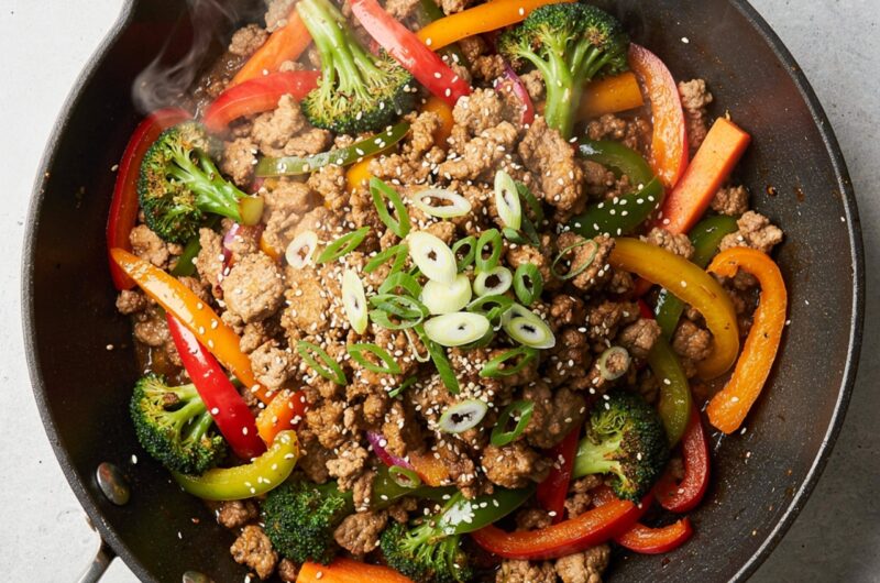 Ground Turkey Stir Fry – Healthy & Flavorful Dinner