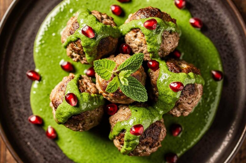 Lamb Meatballs with Mint Gravy – Rich & Flavorful