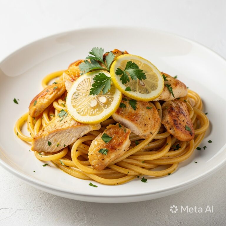 Lemon Butter Chicken Pasta – Creamy & Fresh Dinner