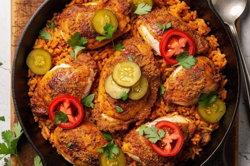 One Pan Nashville Chicken and Rice – Spicy Comfort Dinner